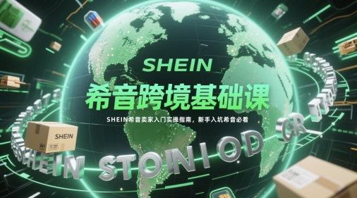 希音跨境基础课，SHEIN希音卖家入门实操指南，新手入坑希音必看-创领云聚
