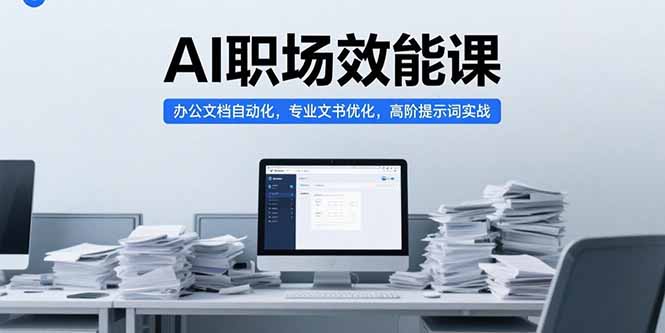 AI职场效能课，办公文档自动化，专业文书优化，高阶提示词实战-创领云聚
