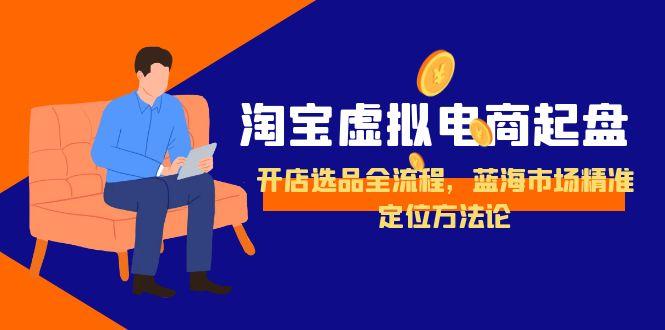 淘宝虚拟电商起盘，开店选品全流程，蓝海市场精准定位方法论-创领云聚