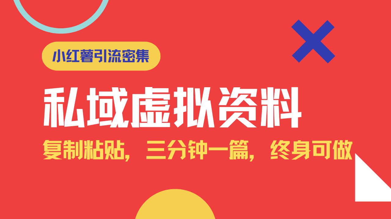 小红书引流私域旅游虚拟资料玩法，复制粘贴，三分钟一篇图文，日入1000…-创领云聚