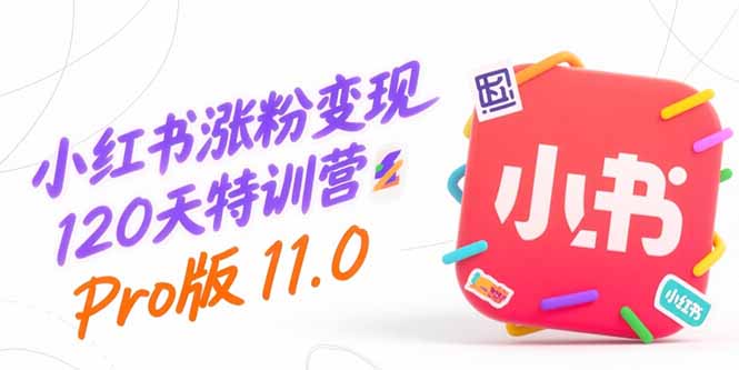 小红书涨粉变现120天特训营Pro版11.0：从0到1掌握平台运营,内容制作和变现-创领云聚
