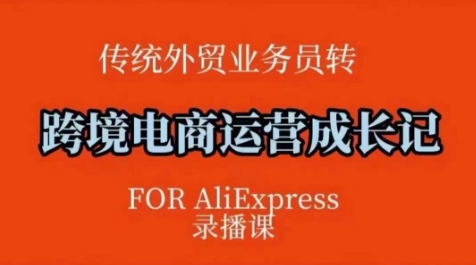 跨境电商速卖通运营课，​运营方法论+后台实操，逻辑清晰-创领云聚