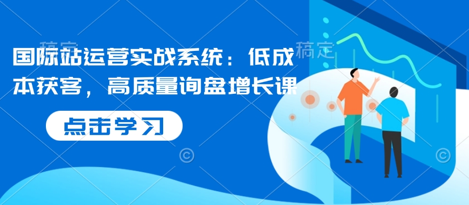 国际站运营实战系统：低成本获客，高质量询盘增长课-创领云聚