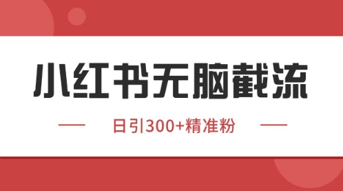 小红书只要你有同行就能获客，独家野路子获客玩法，暴力截流【揭秘】-创领云聚