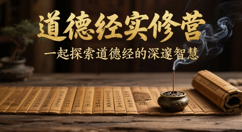 道德经实修营，一起探索道德经的深邃智慧-创领云聚