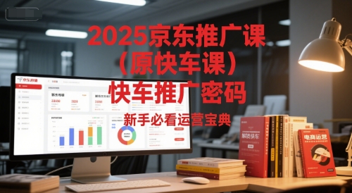 2025京东推广课(原快车课)解锁京东快车推广密码，新手必看运营宝典-创领云聚