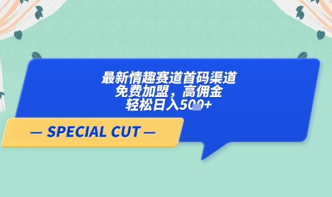 【轻云】最新情趣赛道首码渠道，免费加盟，高佣金，轻松日入5张+-创领云聚