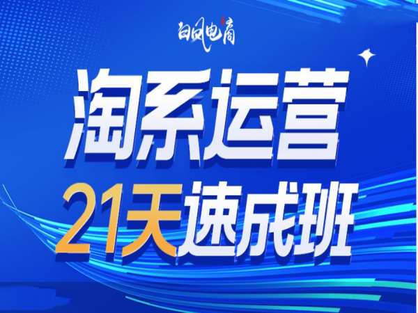 淘系运营21天速成班35期，年前最后一波和2025方向-创领云聚