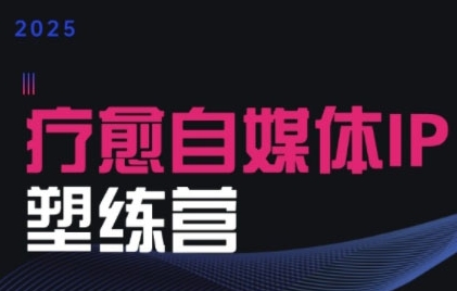 2025治愈自媒体IP训练营，专为疗愈领域从业者打造-创领云聚