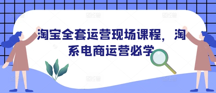 淘宝全套运营现场课程，淘系电商运营必学-创领云聚