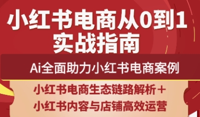 天诺老吴·2025小红书电商全链路运营-创领云聚