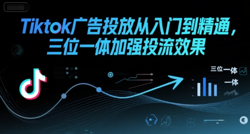 Tiktok广告投放从入门到精通，三位一体加强投流效果-创领云聚