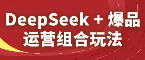 DeepSeek+爆品运营组合玩法，2025淘系精品课-创领云聚