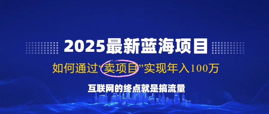 2025最新蓝海项目，零门槛轻松复制，月入10万+，新手也能操作！-创领云聚
