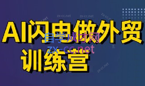 大卫·AI闪电做外贸训练营(更新7月)-创领云聚