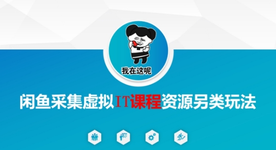 闲鱼采集虚拟IT课程资源另类玩法，干货满满-创领云聚