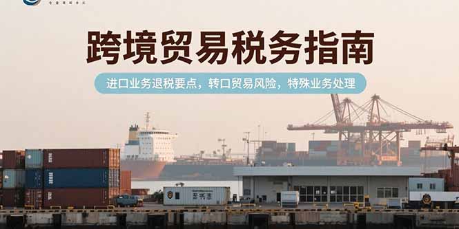 跨境贸易税务指南，进口业务退税要点，转口贸易风险，特殊业务处理-创领云聚