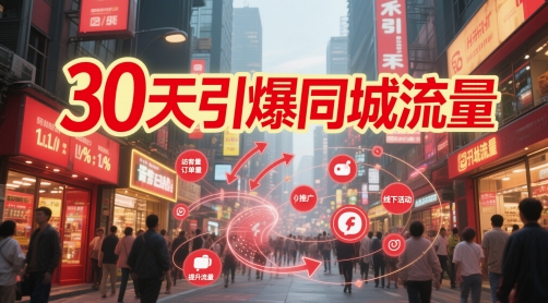 30天引爆同城流量：团购篇 认知篇 流量篇 来客篇 达人篇 老板人设IP篇 投流篇-创领云聚