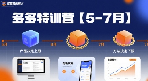 多多特训营【5-7月】产品决定上限，方法决定下限，各种玩法技巧落地实操-创领云聚
