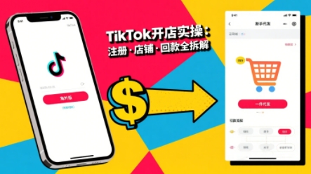 TikTok从开店到投流的进阶课，从基础实操到高阶技巧一网打尽-创领云聚