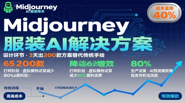 AI在服装领域的运用，使用midjourney做服装辅助企业降低成本-创领云聚