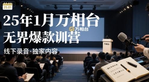 25年1月万相台无界爆款特训营线下录音-创领云聚