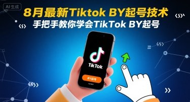 8月最新Tiktok搬运起号技术，手把手教你学会TikTok搬运起号-创领云聚