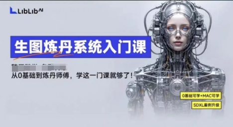 LibLibAI哩布哩布生图炼丹系统入门课，从生图到炼丹，只学这一门就够了-创领云聚
