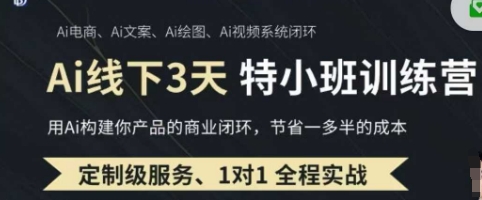 AI实操培训第20-21期线下，0基础保姆级教程，3月最新整理，企业获客、降本增效、打造超级个体-创领云聚