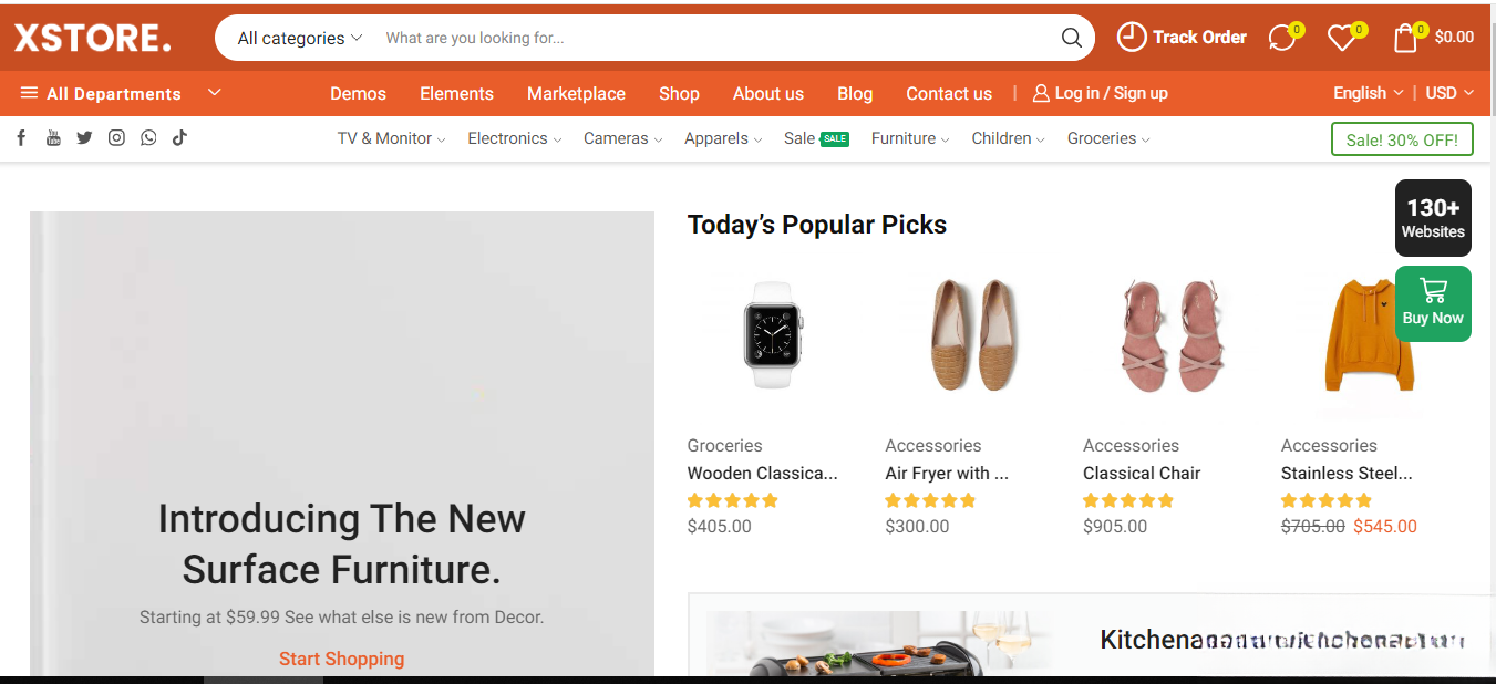 WordPress主题–Xstore v9.5.1 Woocommerce主题 破解版下载-创领云聚