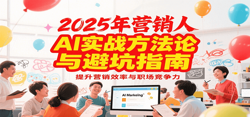 2025年营销实战方法论与避坑指南，利用AI提升营销效率与职场竞争力-创领云聚