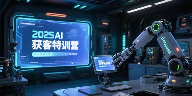 2025AI获客特训营，AI图文视频全制作，deepseek工具实操教学-创领云聚