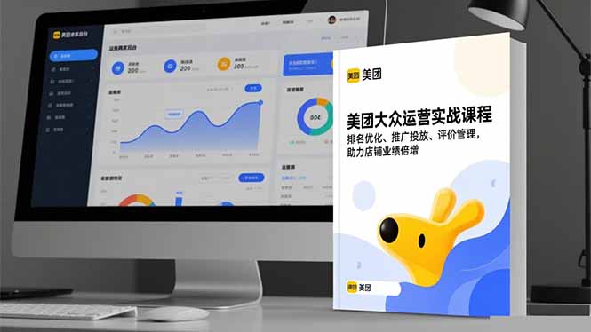 美团大众运营实战课程，排名优化、推广投放、评价管理，助力店铺业绩倍增-创领云聚
