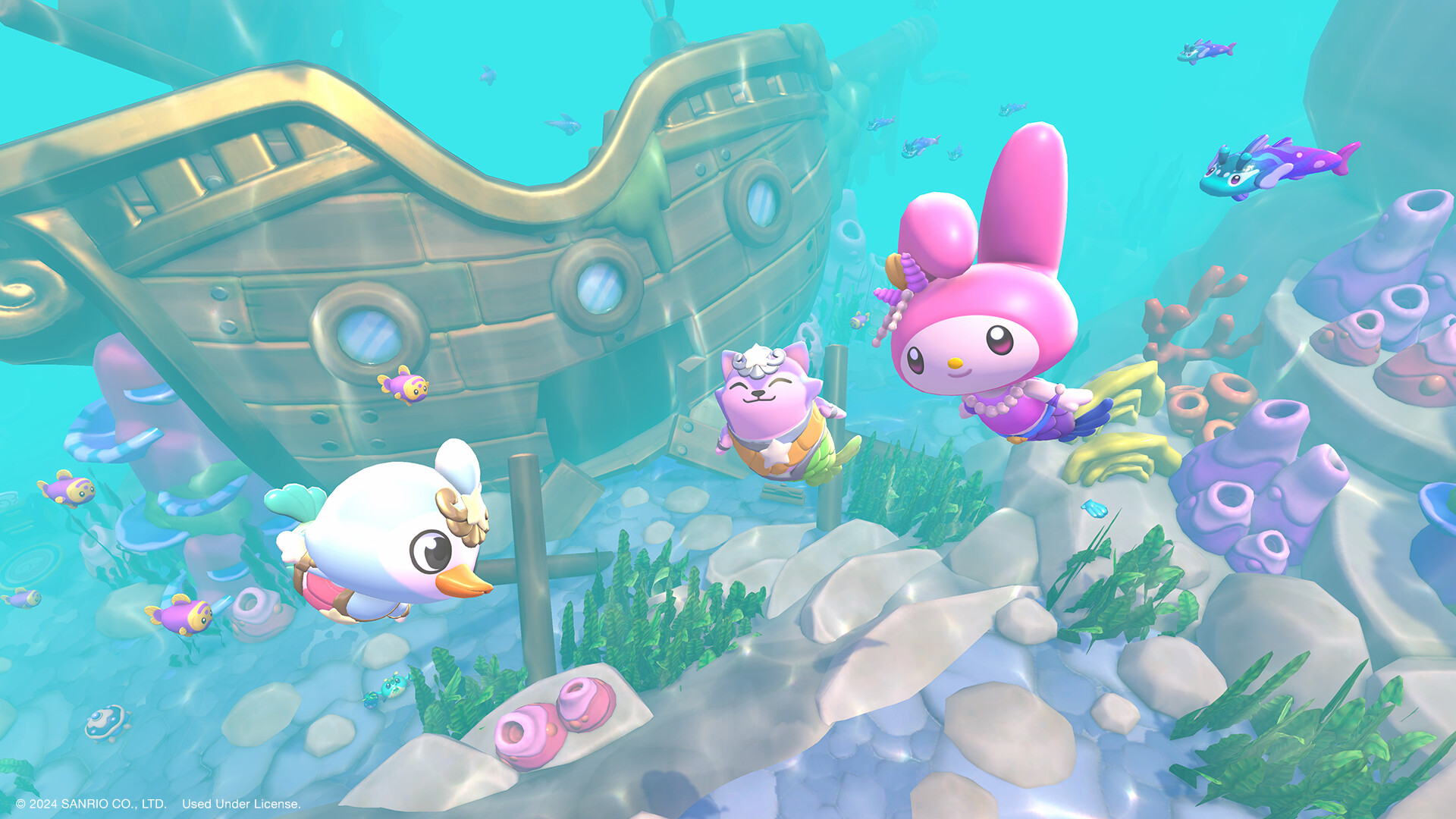 switch游戏《凯蒂猫岛屿冒险 Hello Kitty Island》美版中文+2.9.1补丁+2DLC+金手指-创领云聚