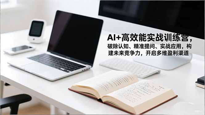 AI+高效能实战训练营，破除认知、精准提问、实战应用，构建未来竞争力，开启多维盈利渠道-创领云聚