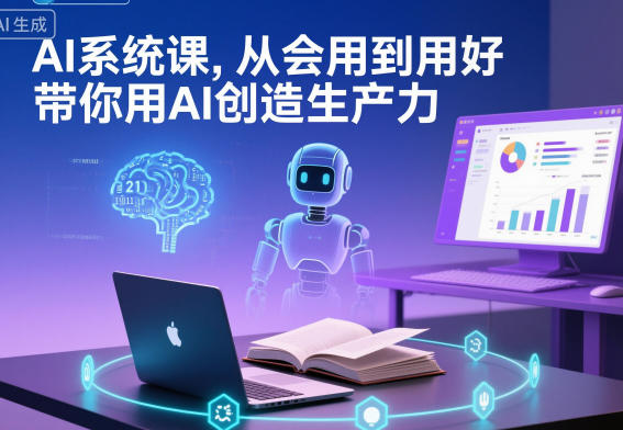 AI系统课，从会用到用好，带你用AI创造生产力-创领云聚