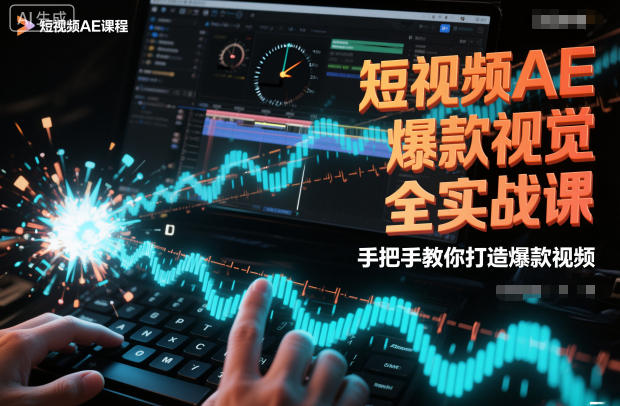 短视频AE爆款视觉全实战课，手把手教你打造爆款视频-创领云聚