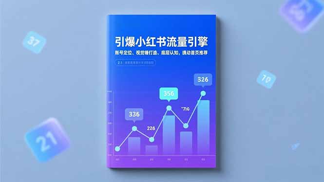 引爆小红书流量引擎，账号定位、视觉锤打造、底层认知，撬动首页推荐-创领云聚