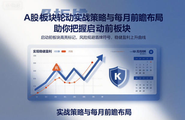 A股板块轮动实战策略与每月前瞻布局，助你把握启动前板块，规避风险，实现稳健盈利-创领云聚