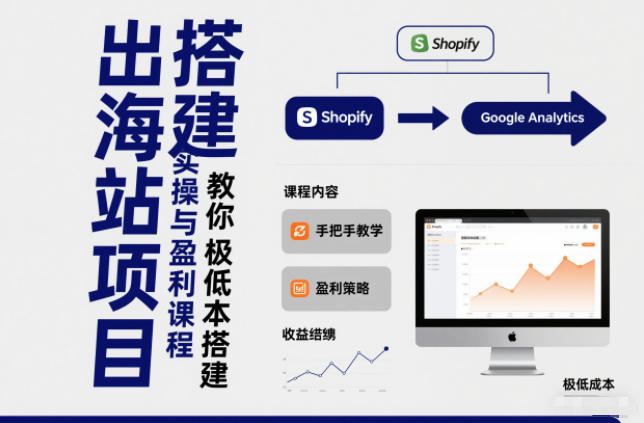 小淘出海站项目，搭建实操与盈利课程，手把手教你用极低成本搭建-创领云聚