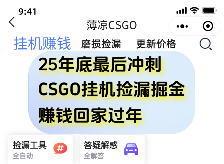 用CSGO游戏挂机捡漏掘金赚钱掘金，一部手机轻松日入500+-创领云聚