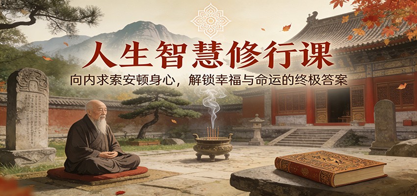 人生智慧修行课：向内求索安顿身心，解锁幸福与命运的终极答案-创领云聚