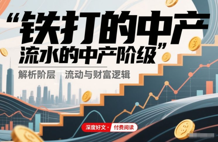 付费文章：铁打的中产，流水的中产阶级-创领云聚