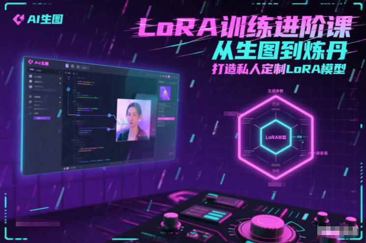 LoRA训练进阶课，从生图到炼丹，打造私人定制LoRA模型-创领云聚