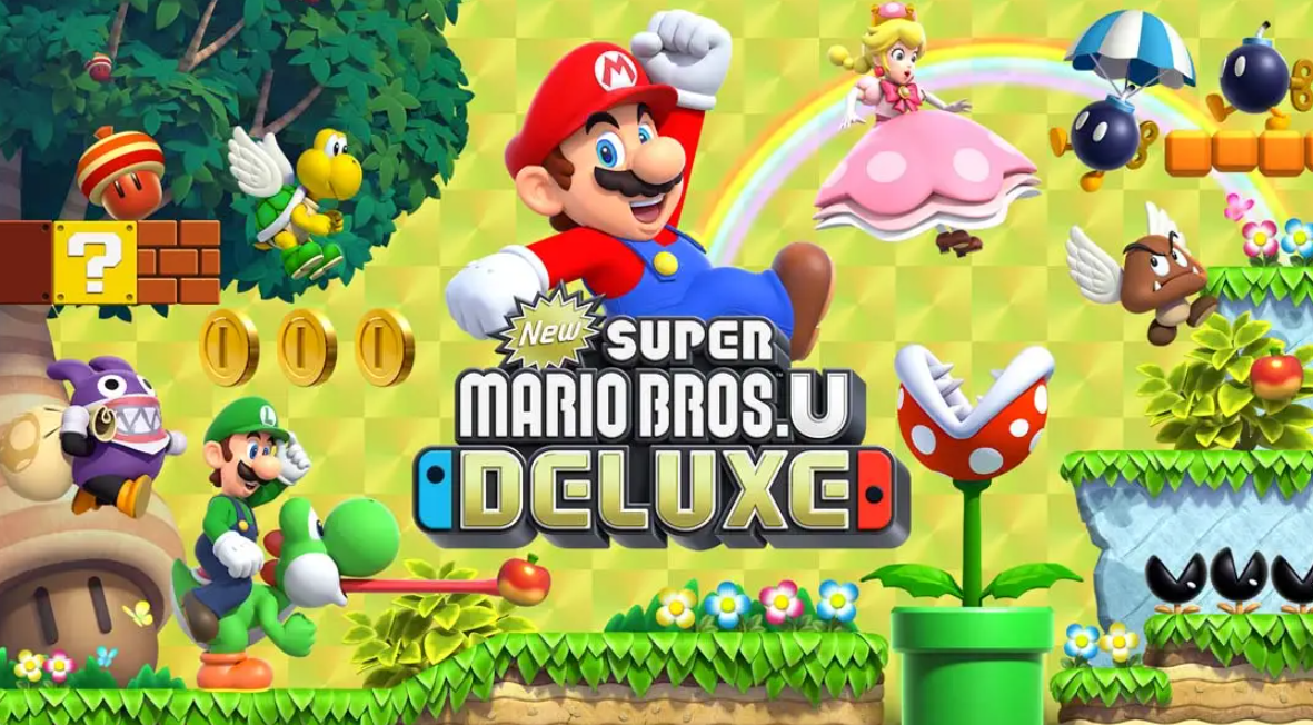 《新超级马里奥兄弟U 豪华版 New Super Mario Bros. U Deluxe》Switch中文版NSP下载 – 含1.0.2补丁-创领云聚