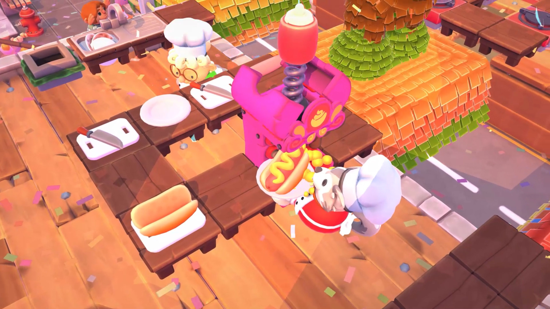 《煮糊了2 分手厨房2 Overcooked2》Switch美版中文版NSP下载 – 含1.0.19补丁+5DLC-创领云聚