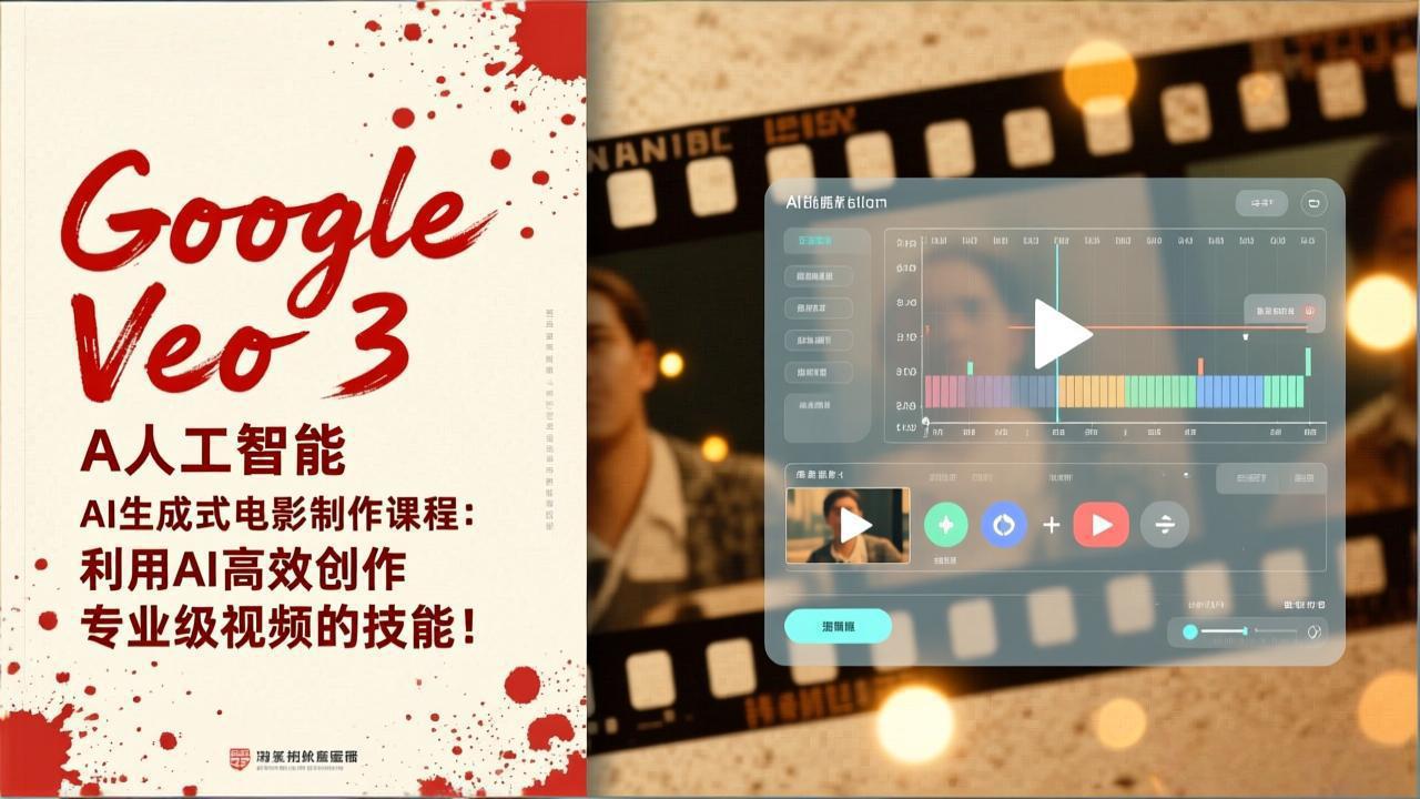 Google Veo 3人工智能AI生成式电影制作课程：利用AI高效创作专业级视频的技能！-创领云聚