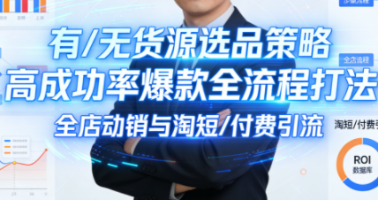 子鹏讲电商·淘宝私家班(更新2026)-创领云聚