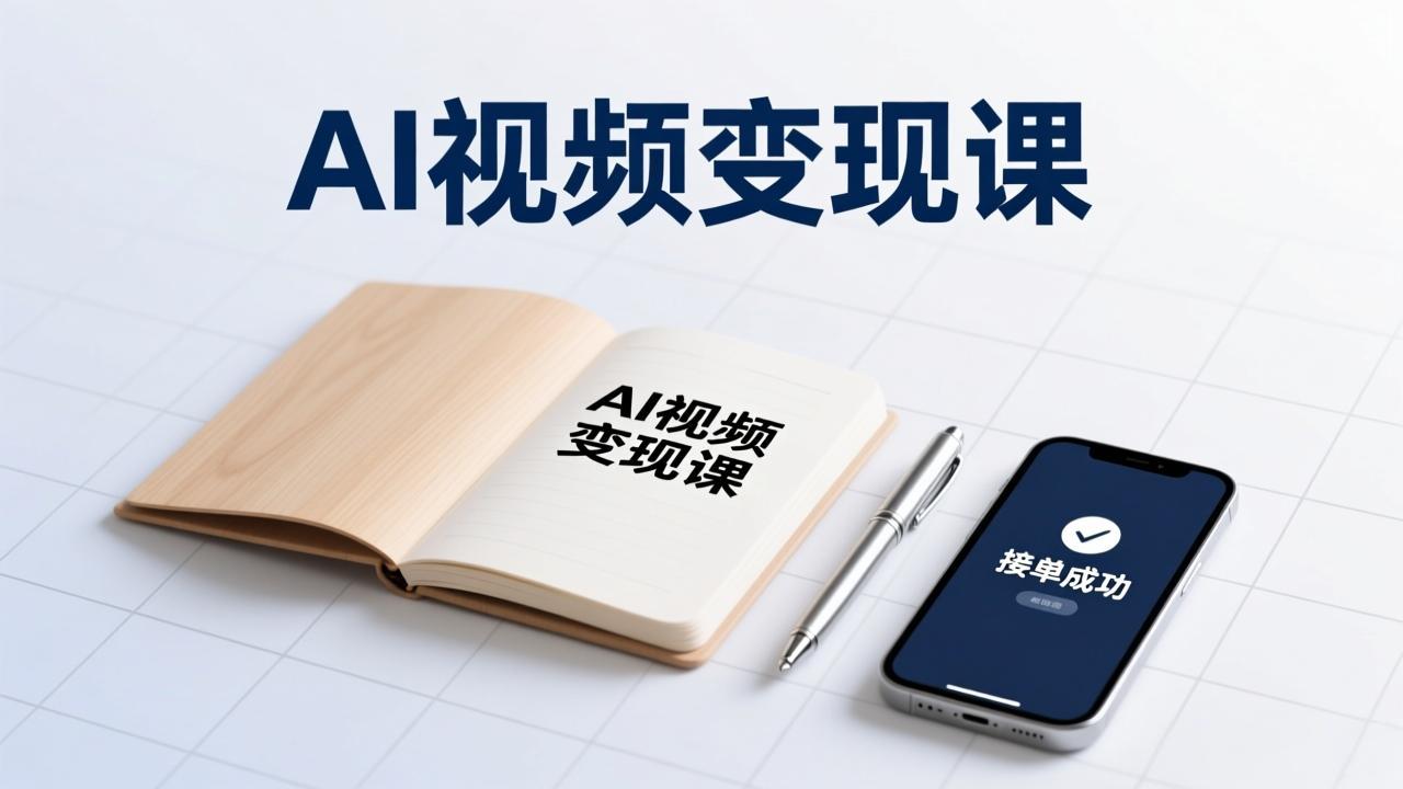 AI视频变现课，学完即可创作短片、接商单，实现副业增收，单项目报价可达千元-创领云聚