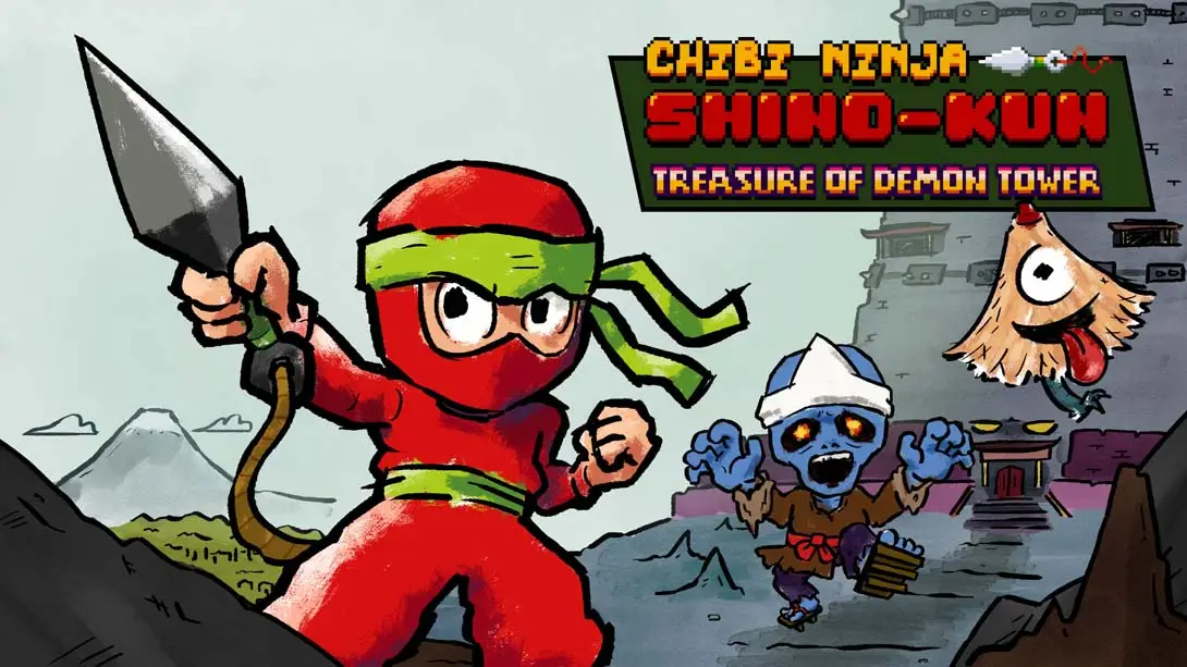 【美版】小忍者志乃君：魔塔宝藏 .Chibi Ninja Shino-kun Treasure of Demon Tower 英语-创领云聚